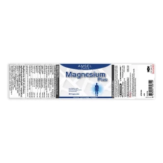 Amsel Magnesium Plus แอมเซล แมกนีเซียม พลัส (30 แคปซูล)