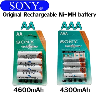SONY ถ่านชาร์จ AA 4600 mAh และ AAA 4300 mAh NIMH Rechargeable Battery/AA4600-AAA4300