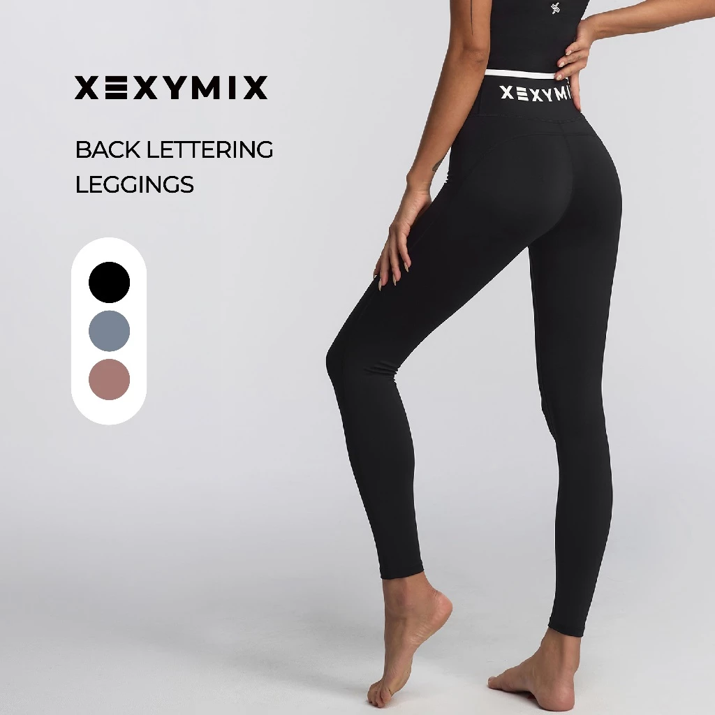[XEXYMIX] Back Lettering Leggings