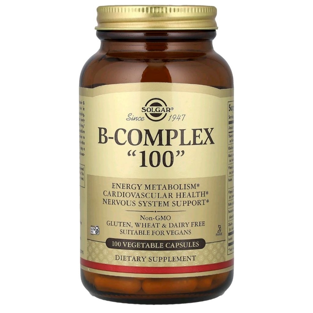 Solgar, B-Complex "100", 100 Vegetable Capsules