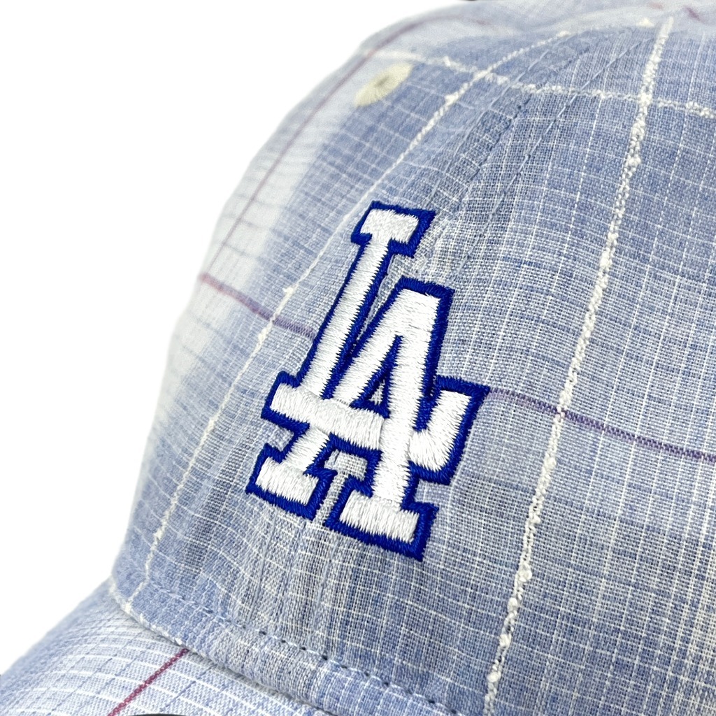 New Era قبعة 9Twenty ‏New York Yankees Ombre Check — أزرق — صورة 4