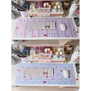 amuse stuff-mousepad flower แผ่นรองเม้าส์ลายดอกไม้ขนาด30*80เซน