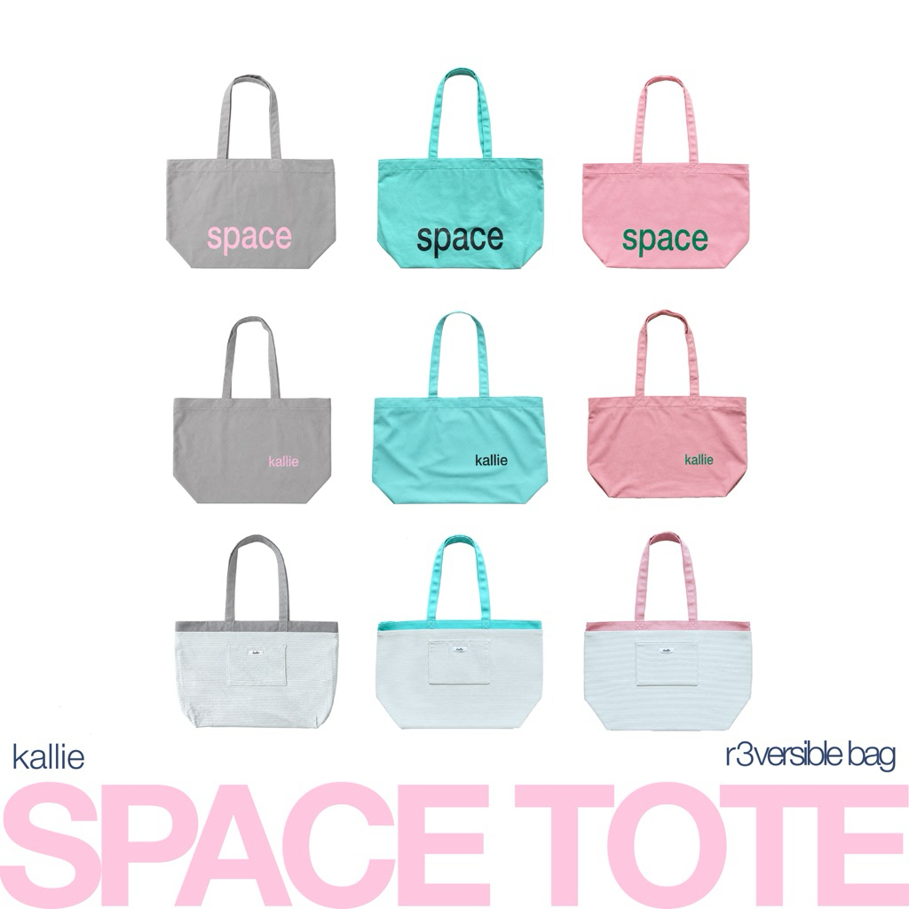 SPACE TOTE : Kallie’s Signature Reverible Bag (จัดส่งภายใน 1- 2 วัน)