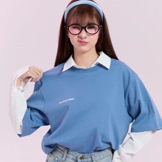 Bemingtop1245(S-M) - Beming basic oversize - เสื้อยืดโอเวอร์ไซซ์ดีไซน์มินิมอล ดีเทล beming basic