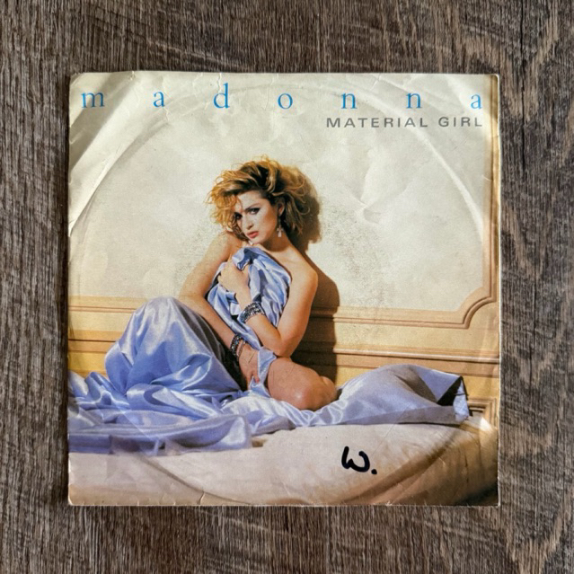 แผ่นเสียง Madonna - Material Girl vinyl lp 7”(VG)