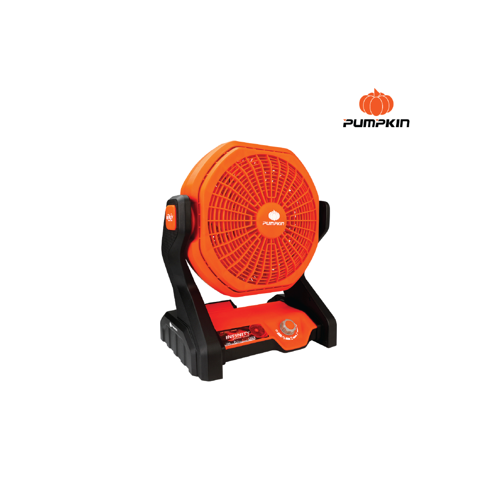 พัดลมไร้สาย PUMPKIN 10" 20V. รุ่น INF-105FCB 50229(ไม่รวมแบตเตอรี่และแท่นชาร์จ)