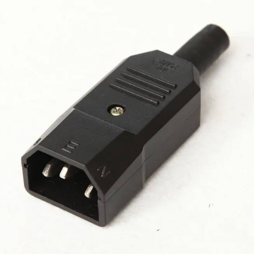 ปลั๊ก AC 3 ขา ตัวผู้ แบบเข้าสาย 10A 250V