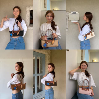 (**สินค้ามาใหม่)✨Somethingapparels trend - Mira Shoulder Bag Nylon Bag กระเป๋าสะพายไหล่ Mira Bag ถุงไนลอน กันน้ำ