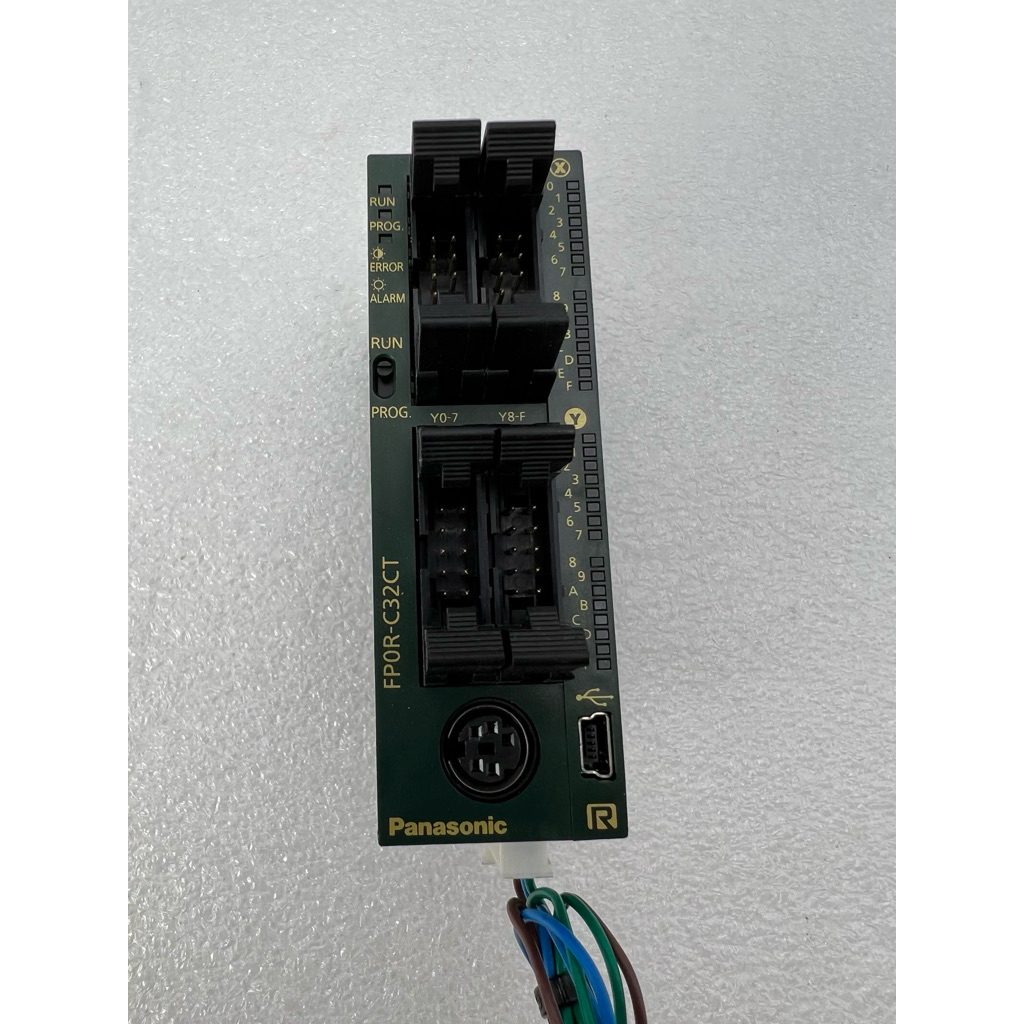 PLC Panasonic FP0R-C32CT AFP0RC32CT 24VDC มือสอง #๘ ถอดจากเครื่องจักรที่ใช้งานอยู่ พร้อมสาย ส่งฟรี