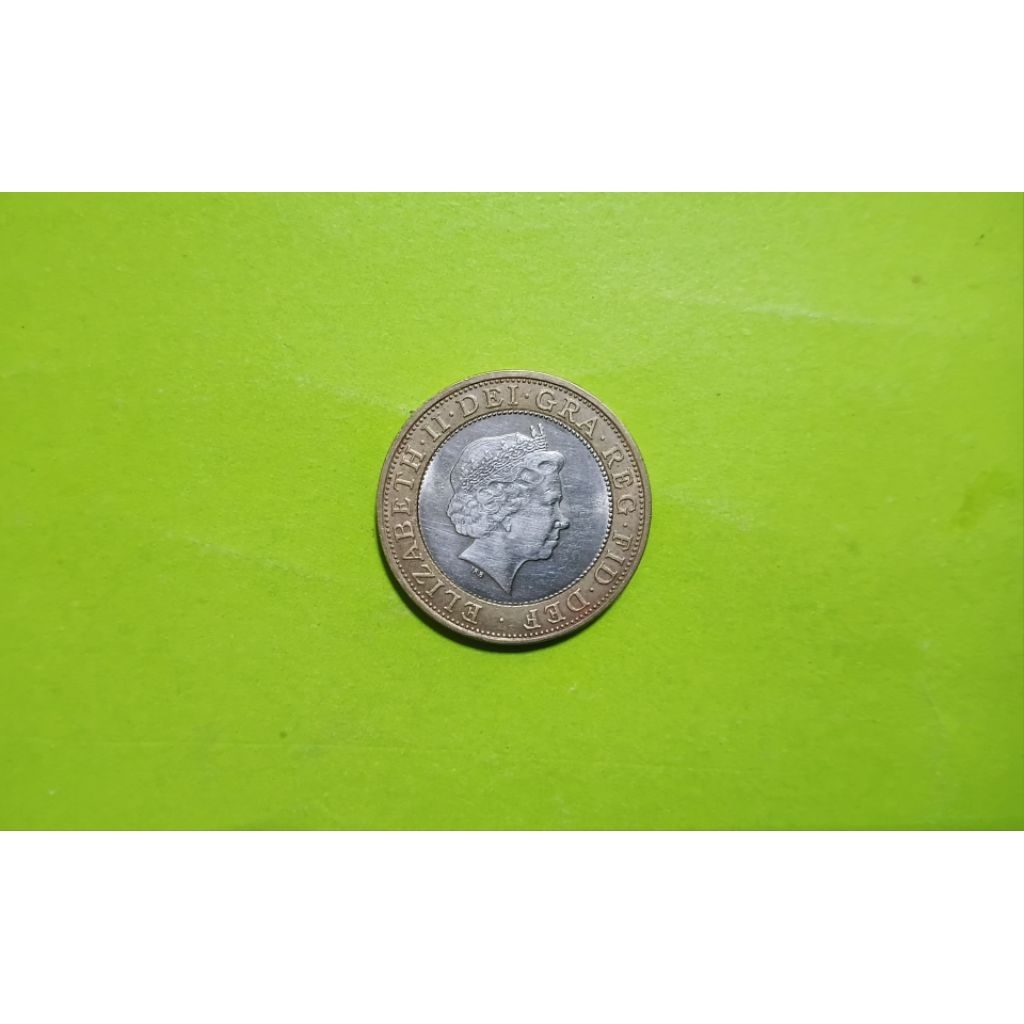 ( BK-452) เหรียญ  2 ปอนด์ ( 2 Pound)