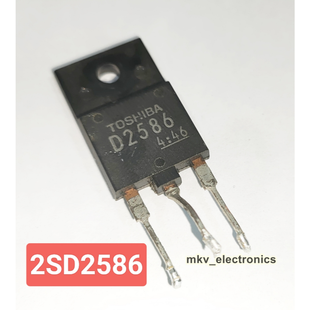 D2586 , 2SD2586B ทรานซิสเตอร์ ฮอร์เอ้าท์ 5A 1500V มีไดโอดแดมป์ มือสอง (รหัสสินค้า M00055 )
