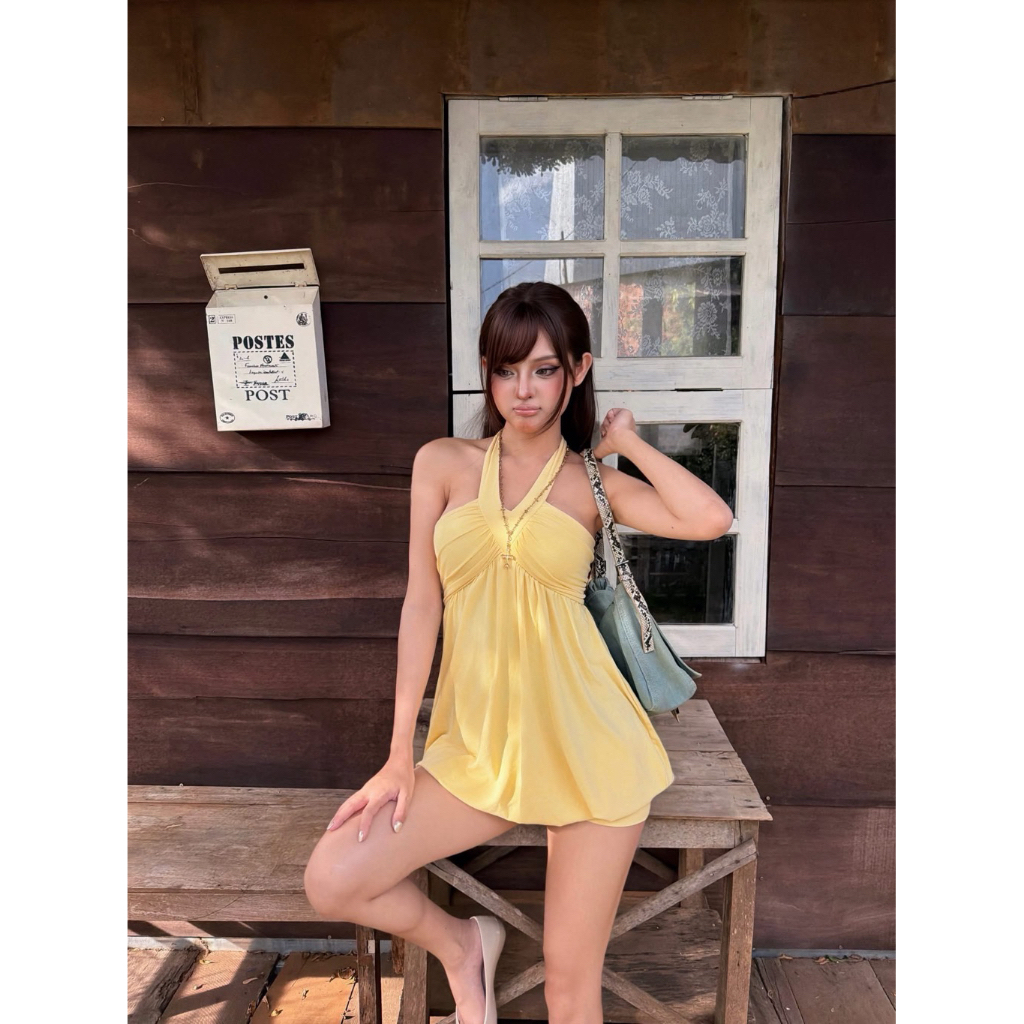 kimmy dress จากแบรนด์ moody nudy พร้อมส่งจากไทย