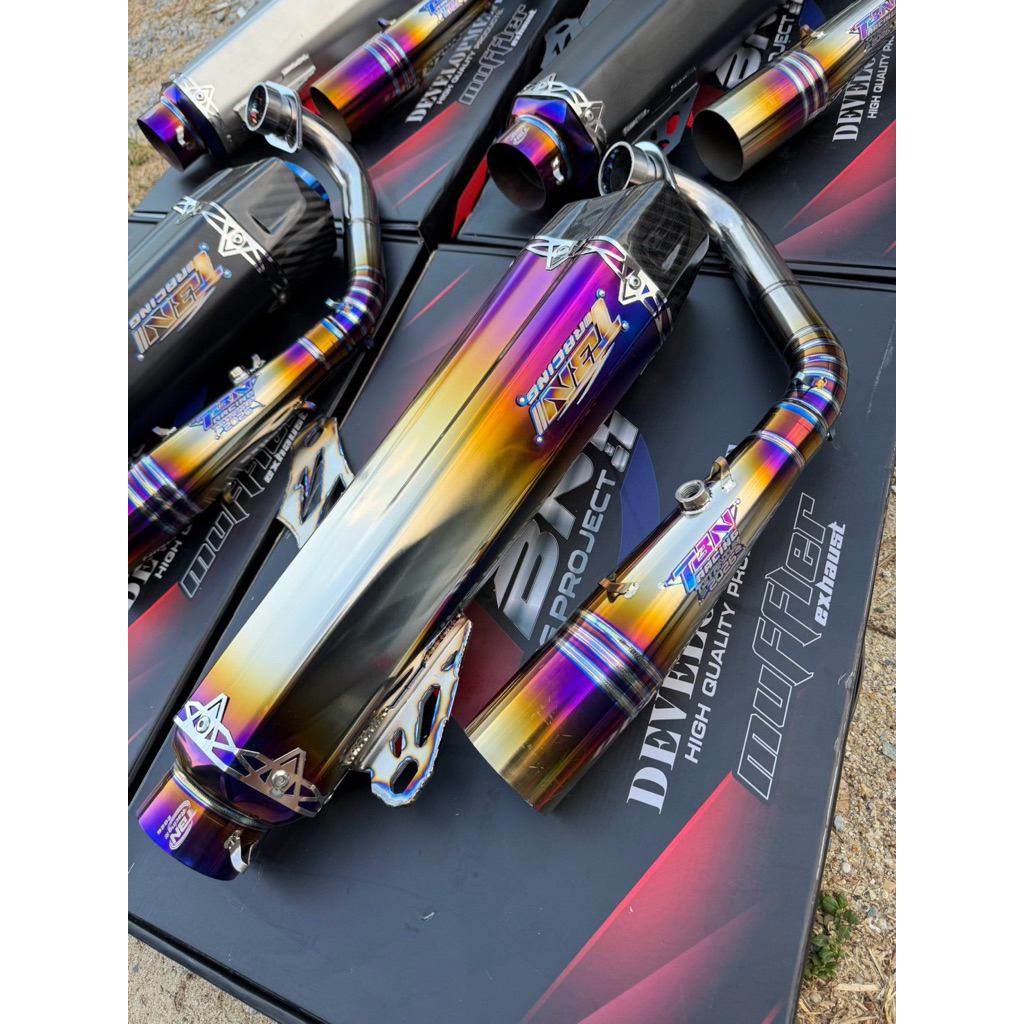 ท่อ TBN ไทเทเนียมแท้ทั้งใบ Forza-Xmax พร้อมของแถม