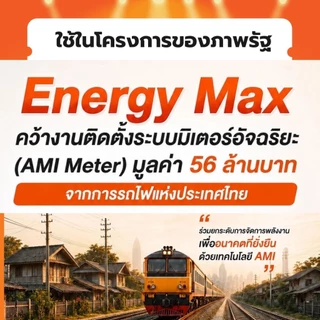 มิเตอร์ไฟฟ้า 1 เฟส 2 สาย 5(100)A รุ่นเดียวกับการไฟฟ้า EMS12M 5A(100A) Energy Max