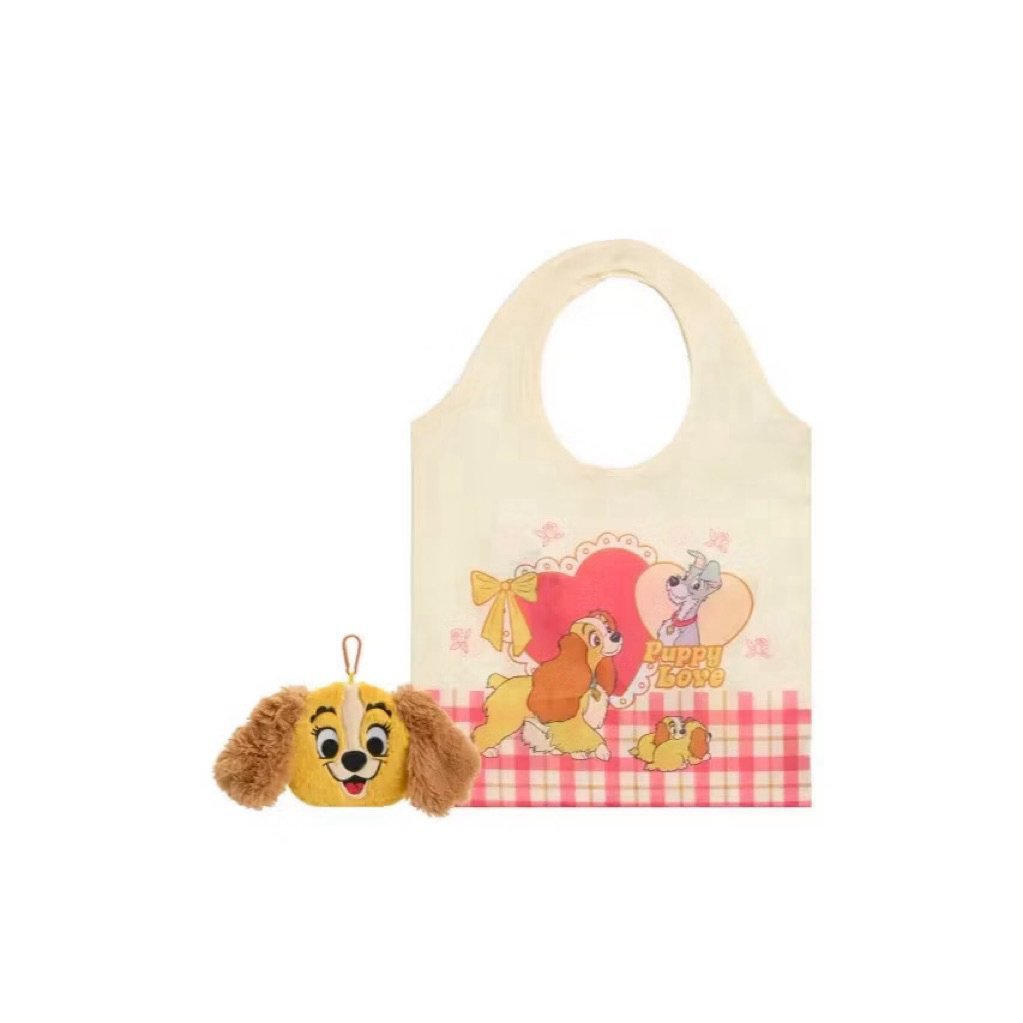 พร้อมส่ง Lady and the Tramp  กระเป๋า Shopping Bag น้องเลดี้