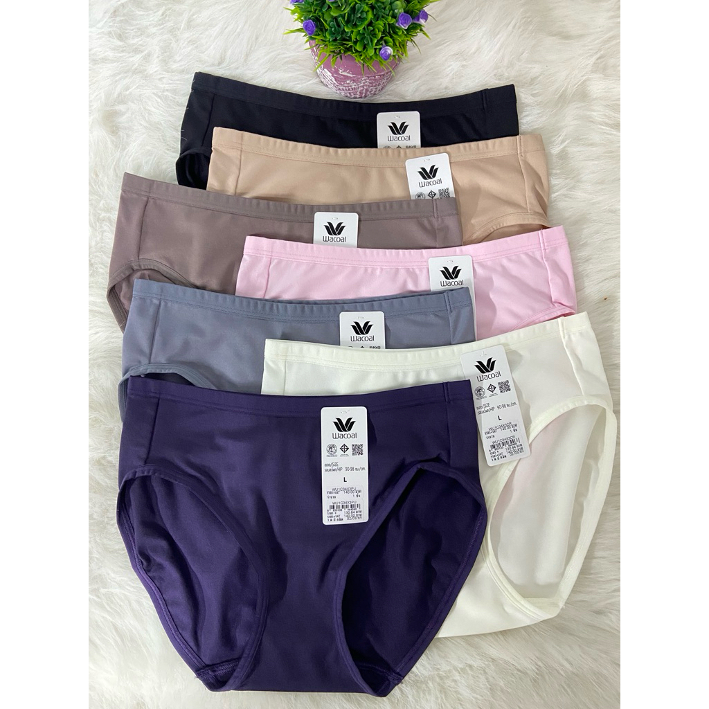 Wacoal Panty กางเกงในรูปทรง BIKINI แบบเรียบ รหัส WU1F34 📣📣ป้ายราคาตัวล่ะ 140 บาท เหลือเพียงตัวละ 89