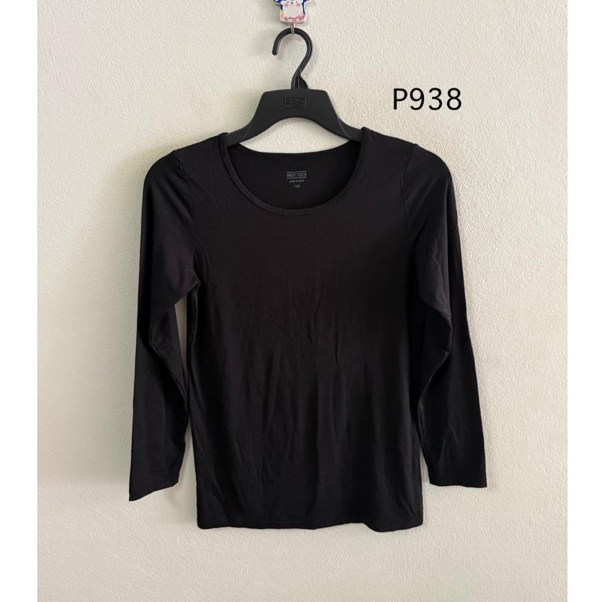 160(เด็ก) เสื้อ Heattech (P938) แบรนด์ uniqlo ยูนิโคล่ คอกลม