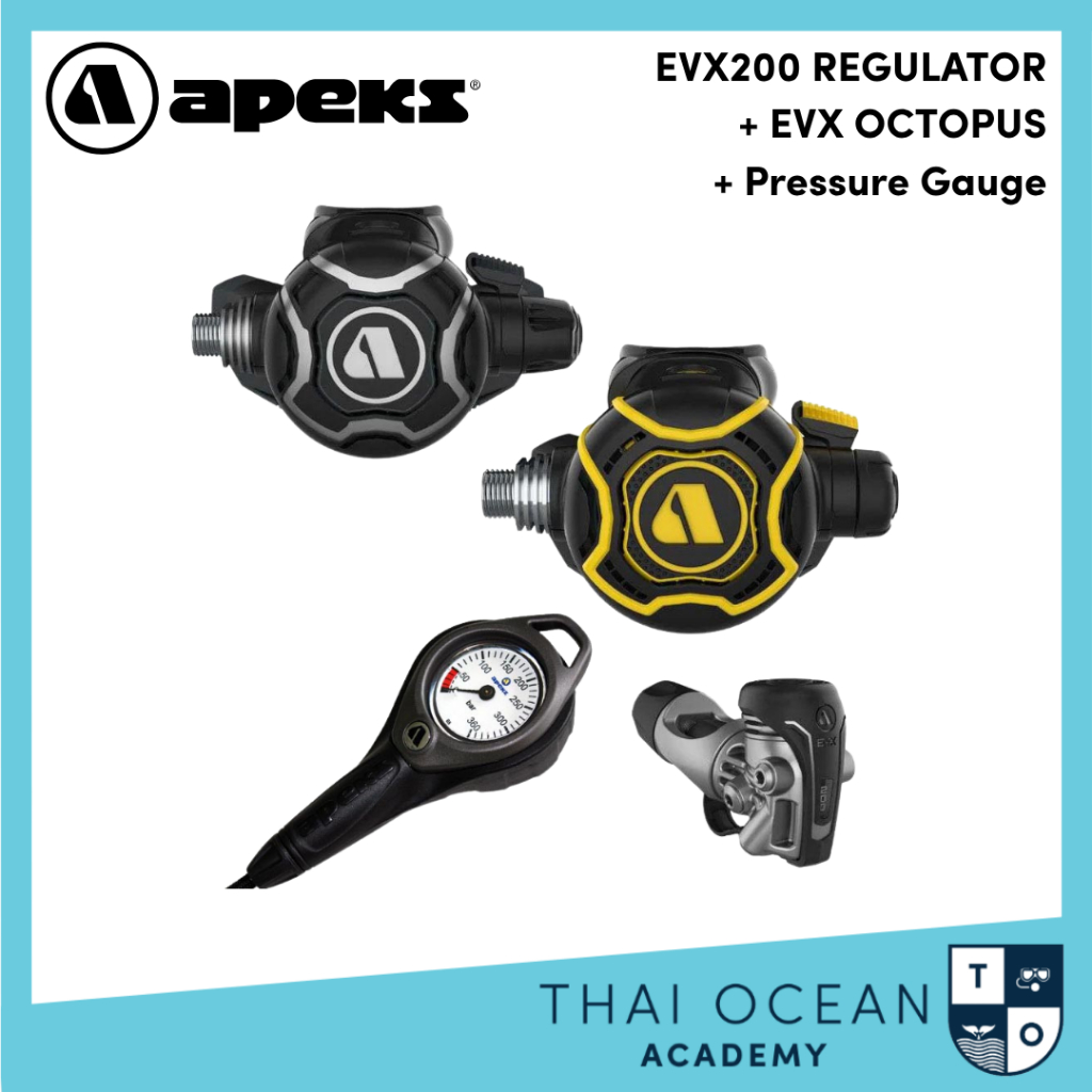 APEKS EVX200 REGULATOR + EVX OCTOPUS + Octopus (Full Set)