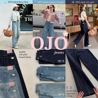 janunstudio • OJO jeans 3 สี (กางเกงยีนส์โอโจ้) - ดีเทลเส้นคู่ด้านข้าง เสกหุ่นเพรียว ผ้านุ่ม ยืดหยุ่น ทรงกระบอกกลาง