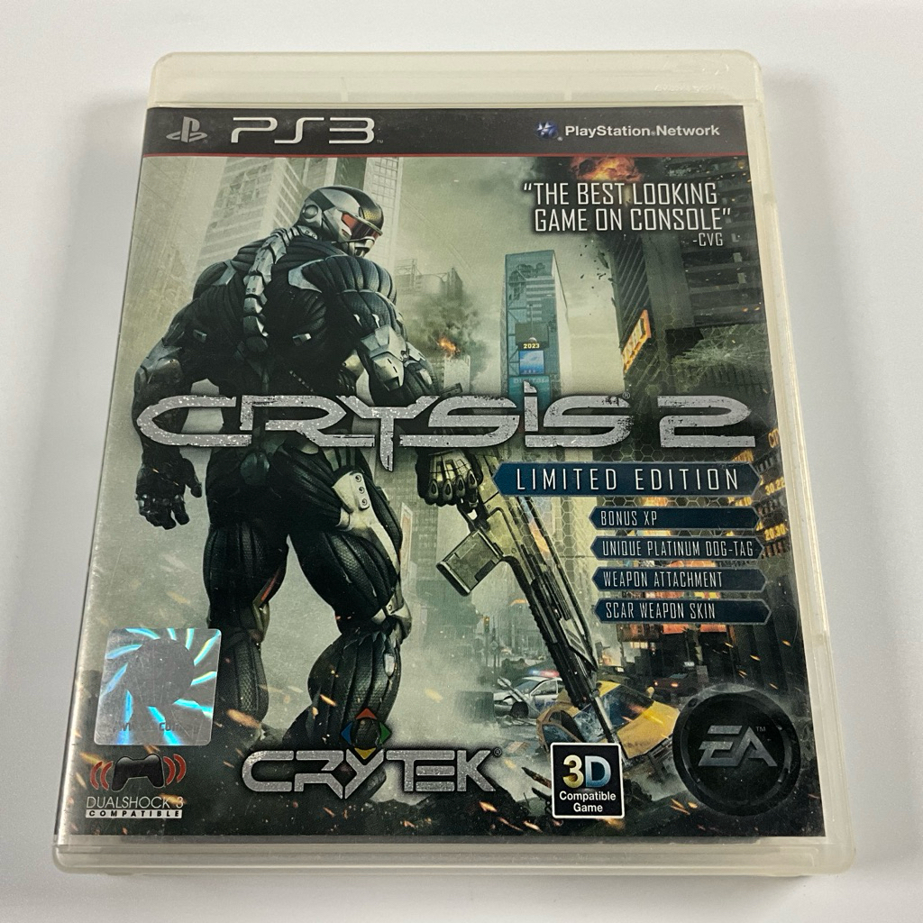[มือ2] Crysis 2 Limited Edition PS3 FPS Shooter Nanosuit เกมยิงมันส์ไซไฟ PlayStation 3