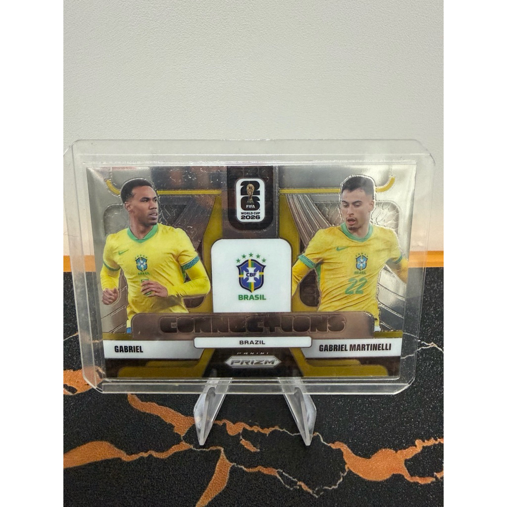 ⚽ เปิดขายการ์ดสะสมดูโอ้บราซิลสุดฮิต! Gabriel & Gabriel Martinelli - Panini Prizm FIFA World Cup 2026