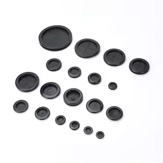 (แพ็ค 5 ชิ้น) ยางอุดรู 12 16 20 22 25 27 30 32 35 38 40 42 47 48 50 มิล | Rubber Hole Plugs | Rubber Grommet Double Side