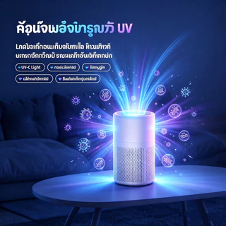 OOTT เครื่องฟอกอากาศขนาดเล็ก สำหรับบ้าน ห้องนอน กำจัดกลิ่น เครื่องฟอกอากาศแบบพกพา