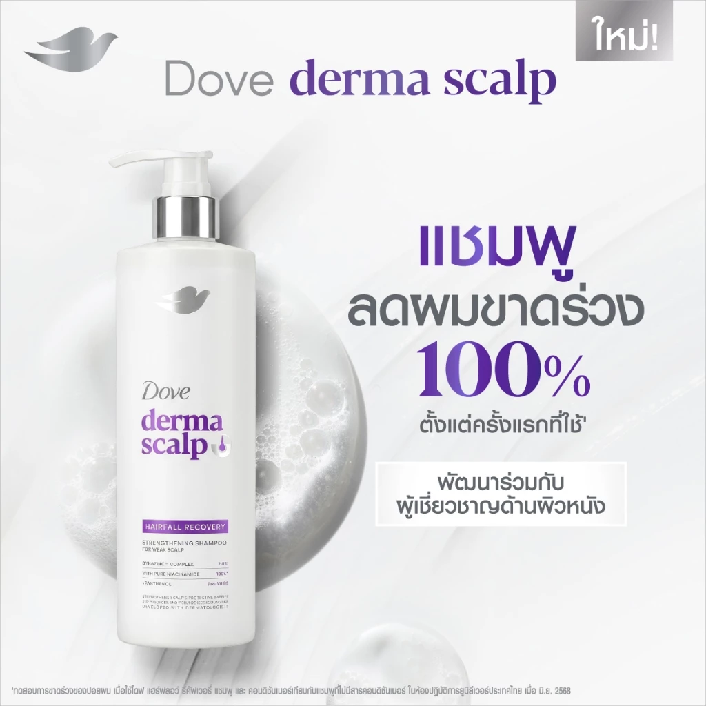โดฟ แชมพูลดผมร่วง Derma Scalp 350 มล. X1