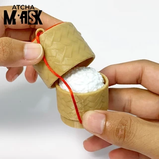 พวงกุญแจกระติบข้าวเหนียว Fidget Clicker 3D Print ห้อยกระเป๋า ตั้งโต๊ะได้