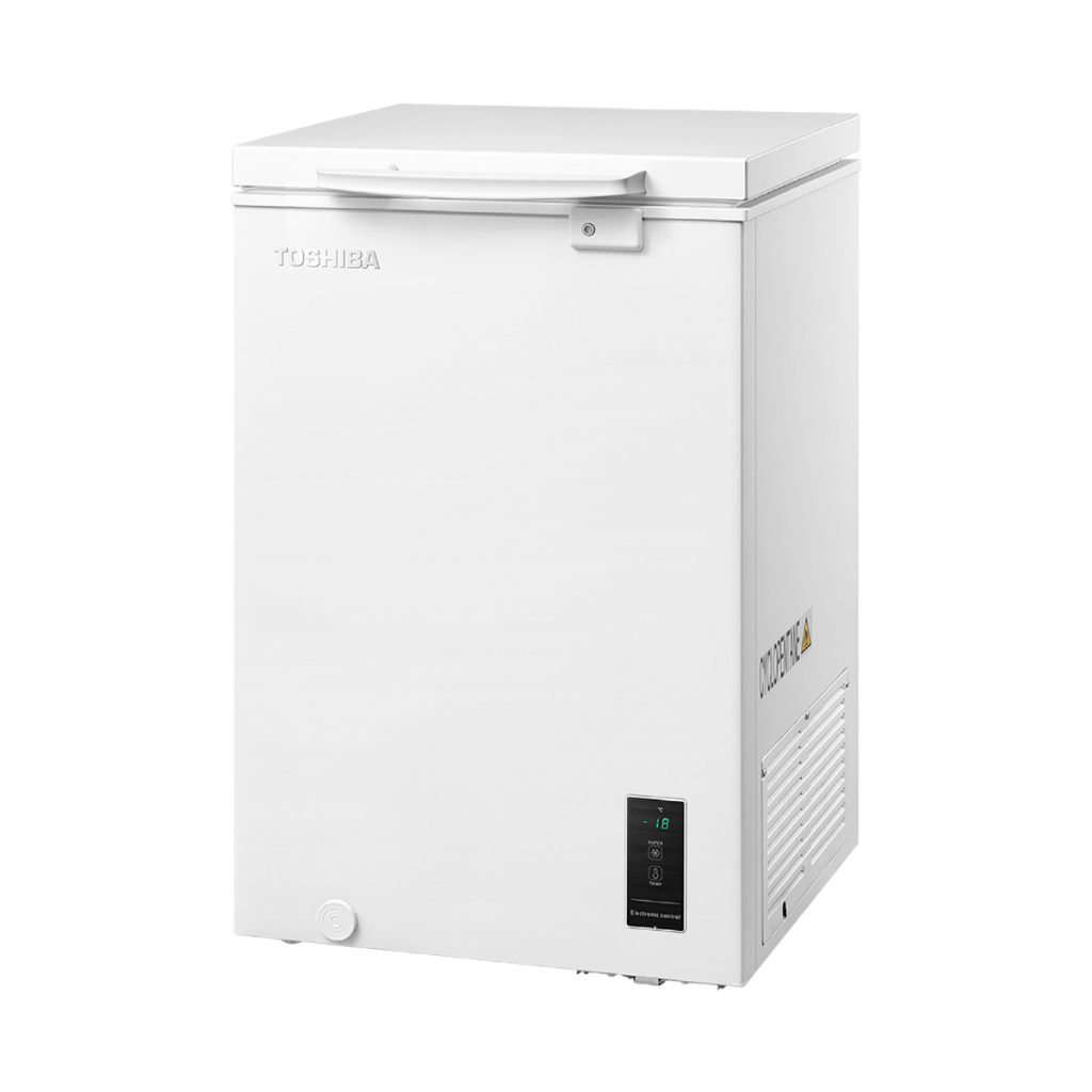 TOSHIBA ตู้แช่อเนกประสงค์ 99 ลิตร รุ่น GR-RC130CE-DMT(01) แช่เย็น/แช่แข็ง 2 ระบบ ปรับอุณหภูมิ 10°C ถึง -30°C