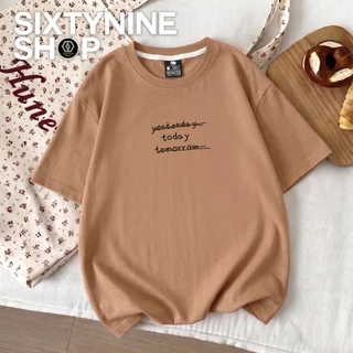 เสื้อยืดผ้าคอตตอน M-4XL พิมพ์ลาย " Today " พร้อมส่ง