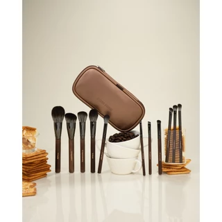 BRUSH STUDIO Tropical Glow 2.0 : ชุดแปรงแต่งหน้ารุ่นทรอปิคอล โกลว์ 11 ชิ้น