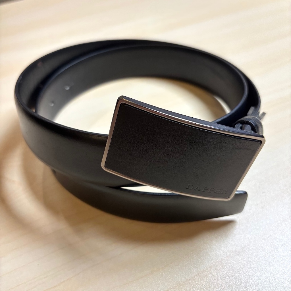 Dapper Belt เข็มขัด แด็ปเปอร์ ของแท้ หนังแท้ มือสอง เอว 29-33 นิ้ว