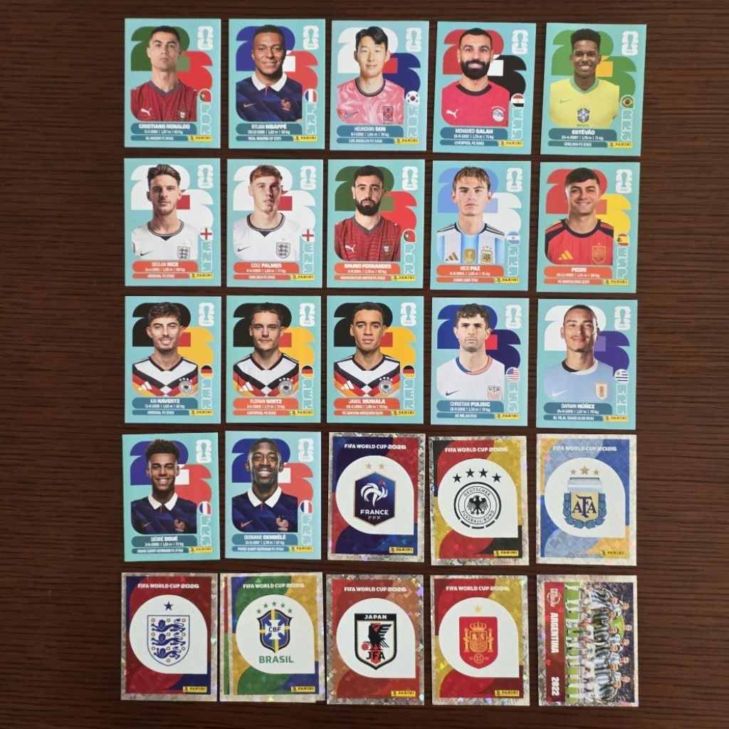 Panini World Cup 2026 Sticker สติกเกอร์ ฟุตบอลโลก 2026 [ขายแยกใบ]