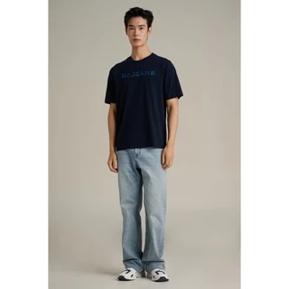 Mc JEANS (แม็คยีนส์) เสื้อยืดผู้ชาย เสื้อยืดแขนสั้น ทรงเรกูลาร์ Regular Fit T-Shirt มีให้เลือก 4 สี MTSZD73