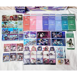 Limited Hoyofest 2026 freebies โฮโยเฟส ตั๋ว การ์ดHonkai star rail Genshin ZZZ card ticket Blade Silver wolf Flins Jahoda