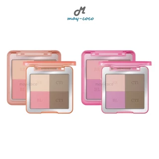 ถูก/แท้/มีไลฟ์ พาเลทท์ ODBO Glam&Shade Multi Palette พาเลทติดแกลม บลัช ไฮไลท์ คอนทัวร์ เนื้อแมตต์ เกลี่ยง่าย สีชัด ติดทน