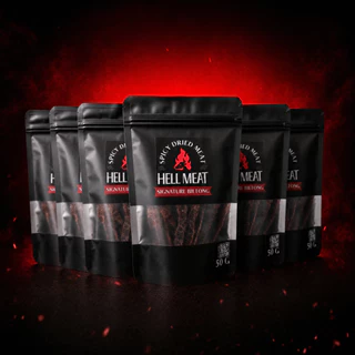 (6 ซอง) เนื้อนรก Hell Meat Signature Heat 50g x6