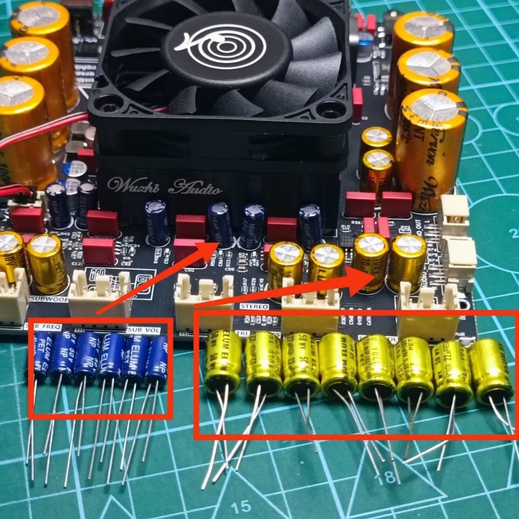 คาปาโมแอมป์ ELUM ของแท้ ไม่มีขั้ว Non Polar Audio Capacitor โมแอมป์จิ๋ว Wuzhi TB21 ST21 APTX3 AS21P 