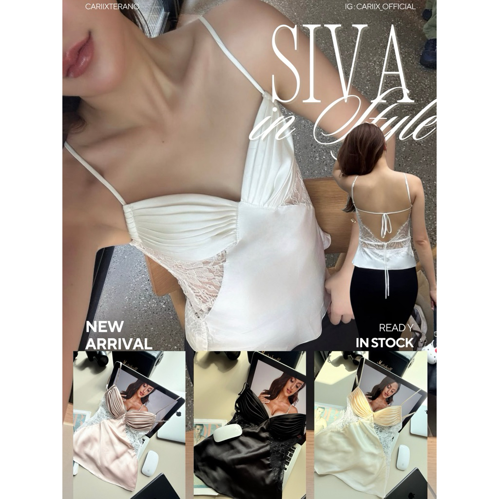 Siva top เสื้อสายเดี่ยว