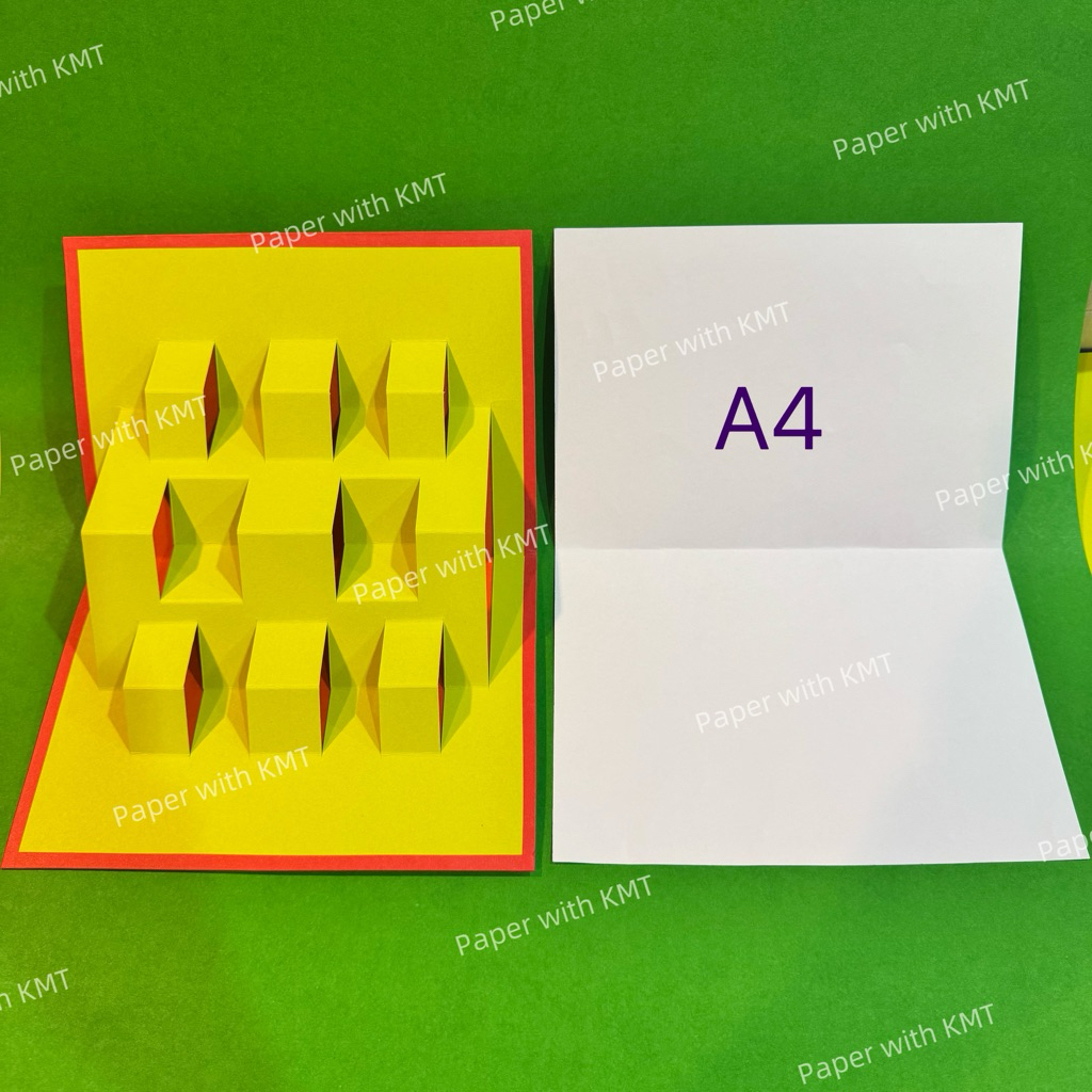 ป๊อปอัพ 3D ขนาด A4 มี 2 แบบ