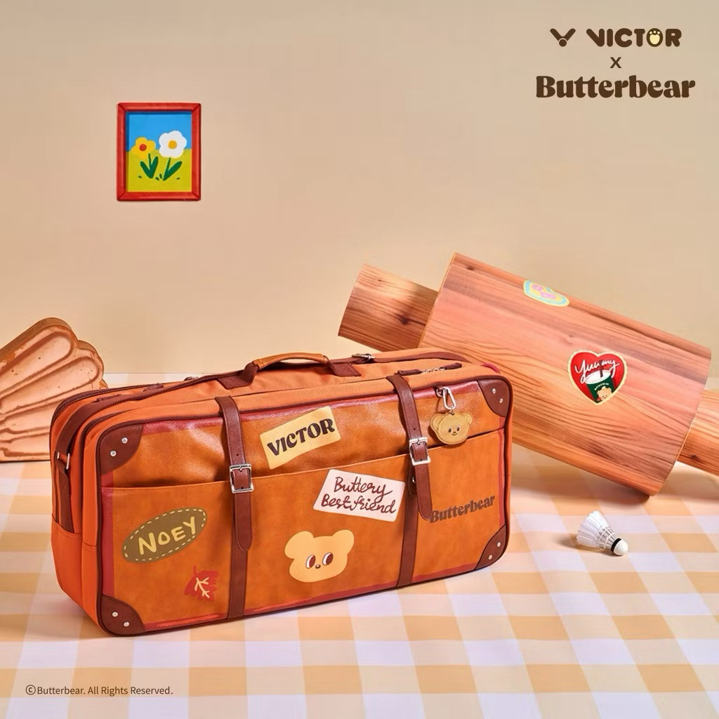 กระเป๋าแบดมินตัน VICTOR BR5653&BR5654 Victor x Butterbear Limited Edition สินค้าของแท้ %