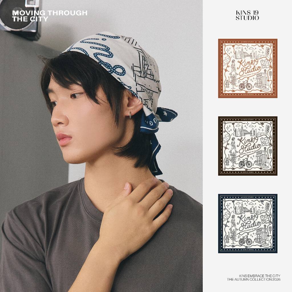 KINS 19 STUDIO |  KINS City Flow Bandana [KSC04]