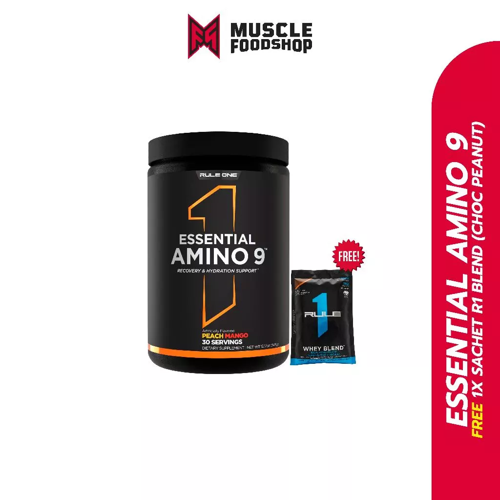 Rule1 Essential Amino 9 + Electrolyte ขนาด 345 G (30 Servings)