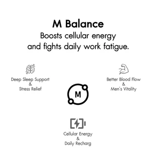 [ 1DayVit ] - M Balance - วิตามินสำหรับผู้ชาย แมกนีเซียม พรมมิ แอล-อาร์จินิน ปลิงทะเล เจียวกู่หลาน