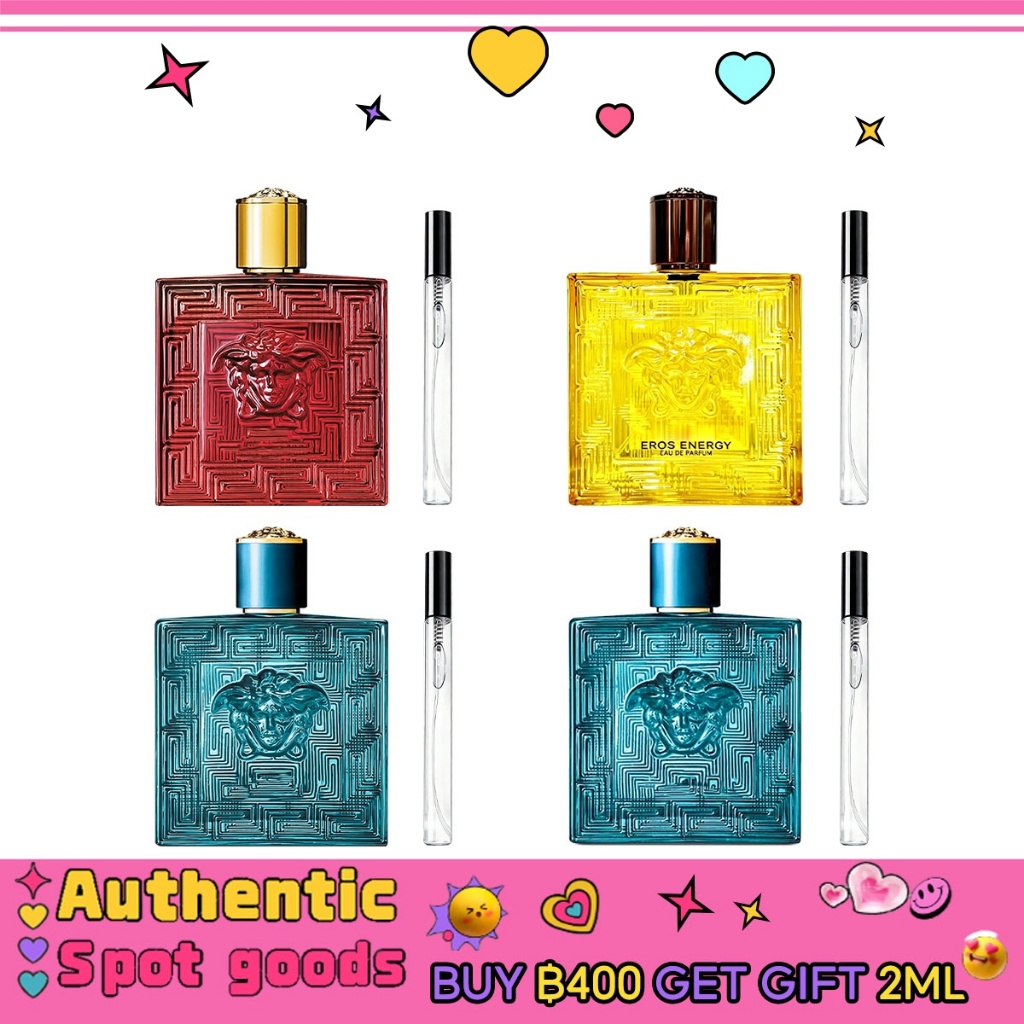 น้ำหอมแบ่งขาย Eros edt/ flame edp/ eau de parfum 2ml /5ml /10ml (พร้อมส่ง) น้ำหอมผู้ชาย