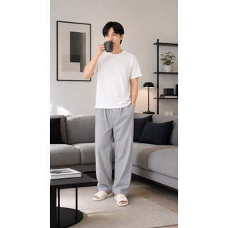 กางเกงนอนขายาว ลายสก็อตหน้า 1 มีหลายลาย คอตต้อน ยางยืดอย่างดี Long sleep pant pajamas plaid pattern