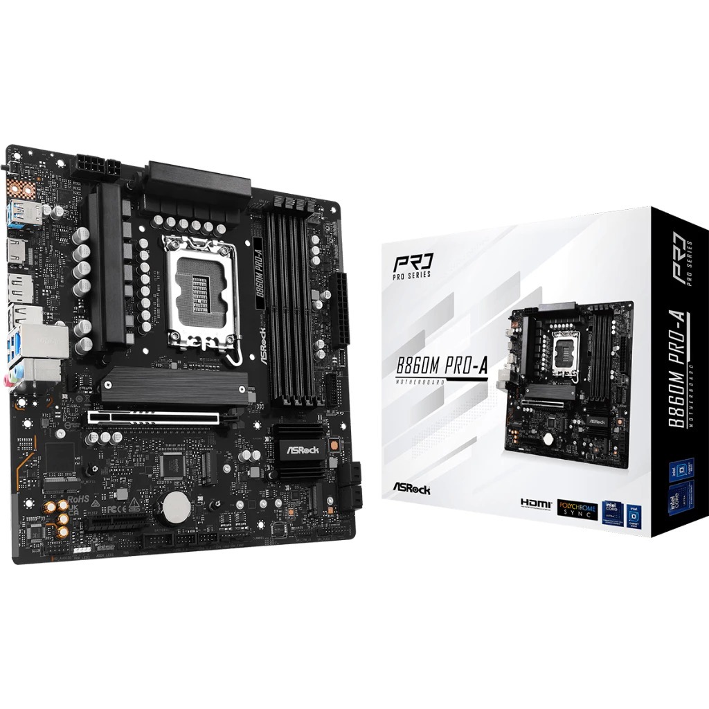 Asrock B860M PRO-A DDR 5 มีฝาหลัง มือ 2 ประกันเหลือ สภาพสวย