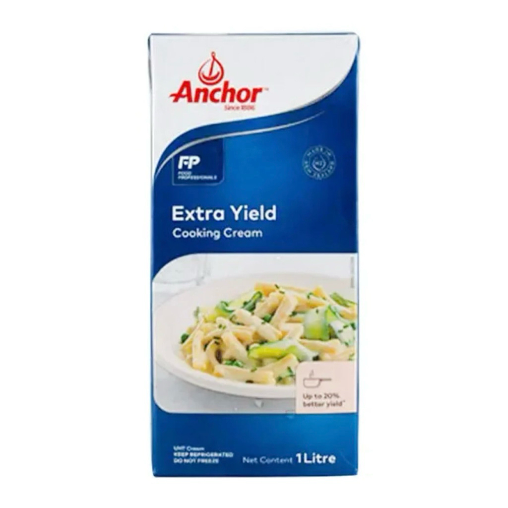 เอ็กซ์ตร้า ยีลด์ คุกกี้ครีม ตราแองเคอร์ 1 ลิตร | EXTRA YIELD COOKING CREAM