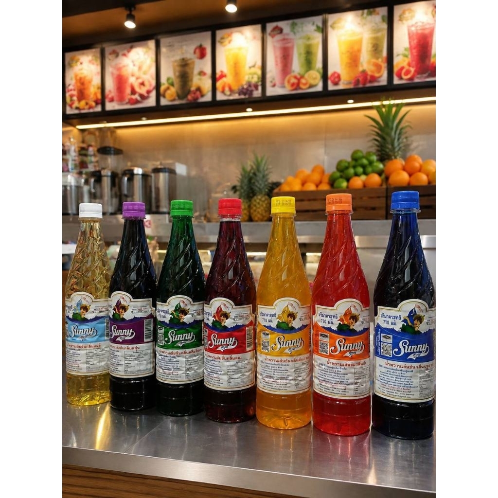 Sunny boy น้ำหวานเข้มข้น ปริมาตรสุทธิ 710 มล.ทุกรส